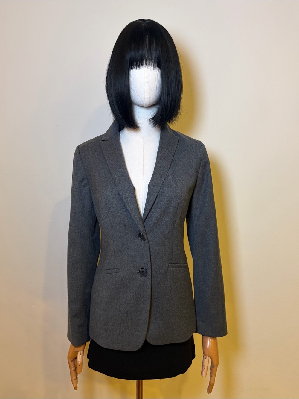 Talbots Grey Wool Blazer - Size 4P